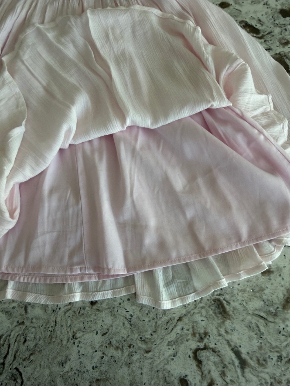 Hollister Halter Crochet Bodice Pink Dress - Picture 4 of 6
